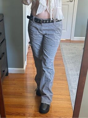 Y2K Women’s Gray Cargo Pants